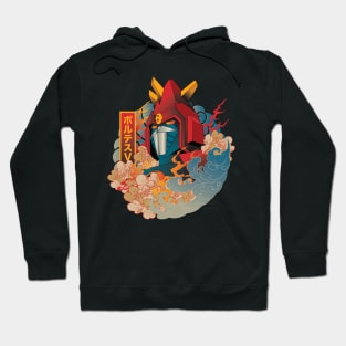 ukiyo-e electro magnetic t-shirt Hoodie